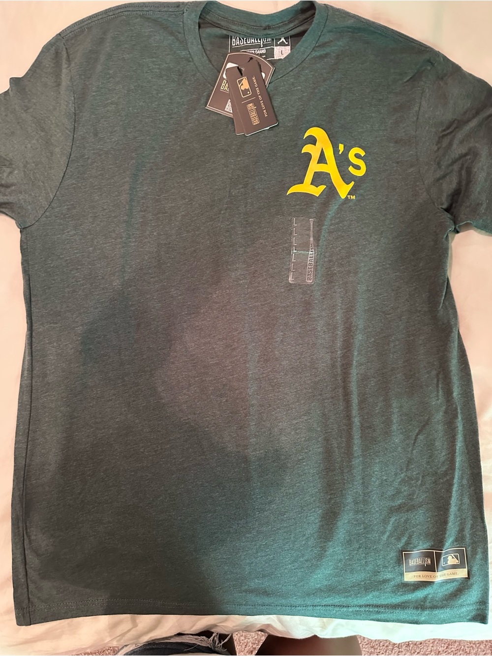 Oakland A's Green Crew Neck T-Shirt
